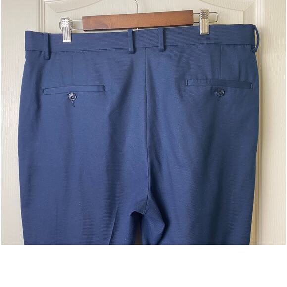 Reaction Kenneth Cole Men's Blue Dress Pants Slacks Size 36X32 - Picture 3 of 6